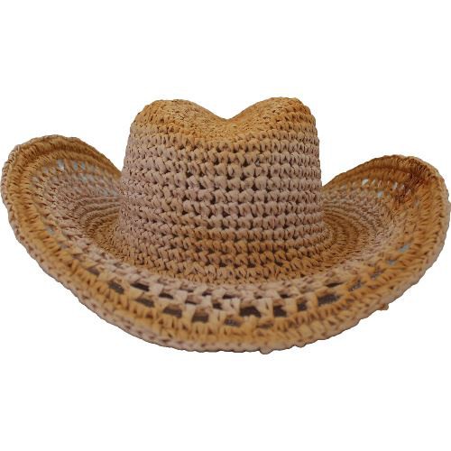 Chapo Cowboy Crochet fanm